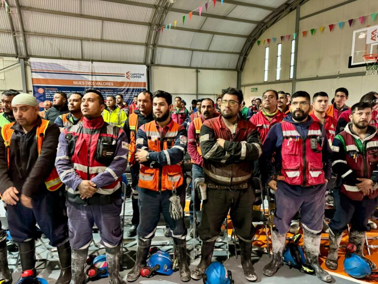 Casptone Copper festeja a sus trabajadores por Día del Minero