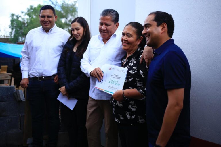 Entregan cuartos en viviendas de familias guadalupenses