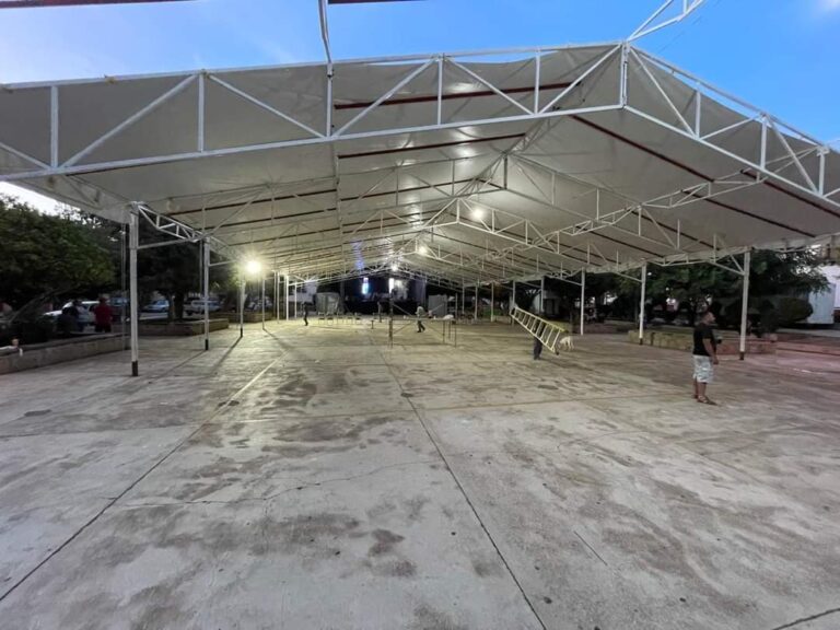 Instalan domo gigante en el Teúl