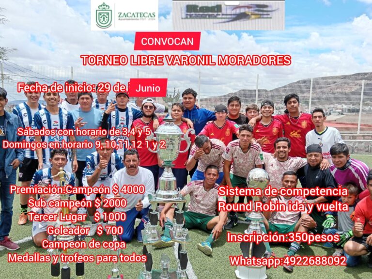 Siguen inscripciones para el torneo de la cancha Mecánicos