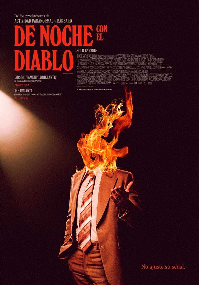 Siente el terror De noche con el diablo