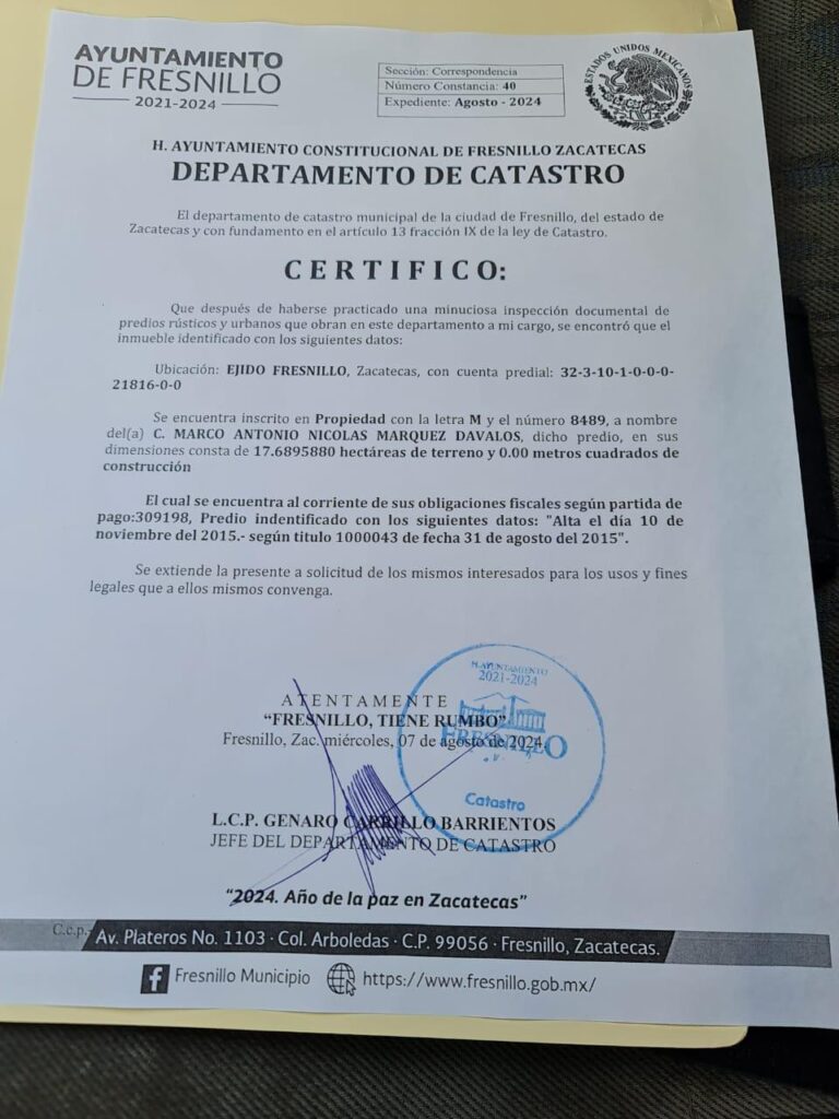 Libre de gravamen, terreno para nuevo hospital del IMSS