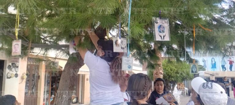 Cubren el Árbol de la Esperanza con fichas