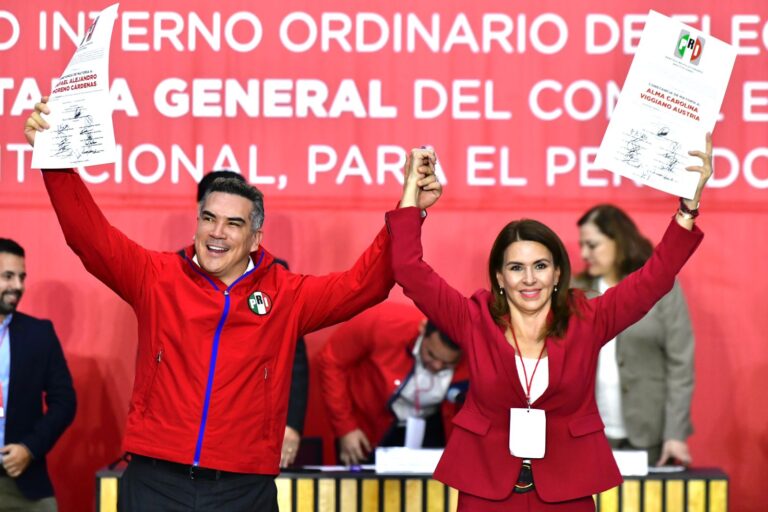 Con 97%, Moreno y Viggiano ganan dirigencia del PRI