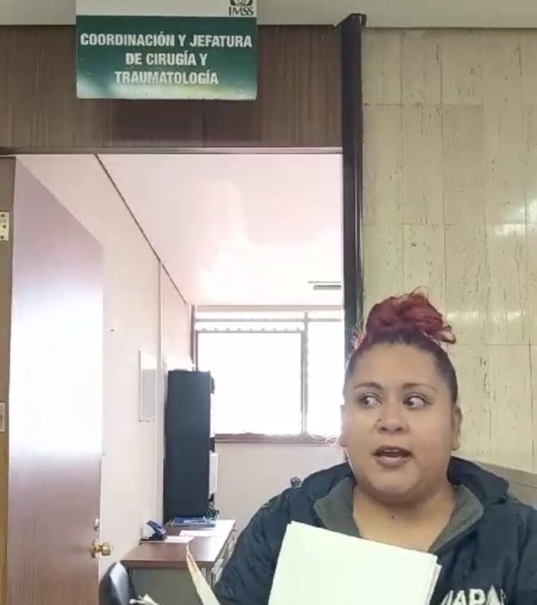 Sin poder moverse, por una negligencia médica