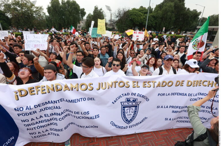 Universitarios alistan marcha en defensa del Poder Judicial