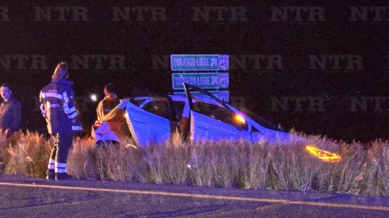 Reportan accidente en la federal 45