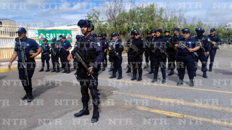 Se preparan fuerzas de seguridad para desfile
