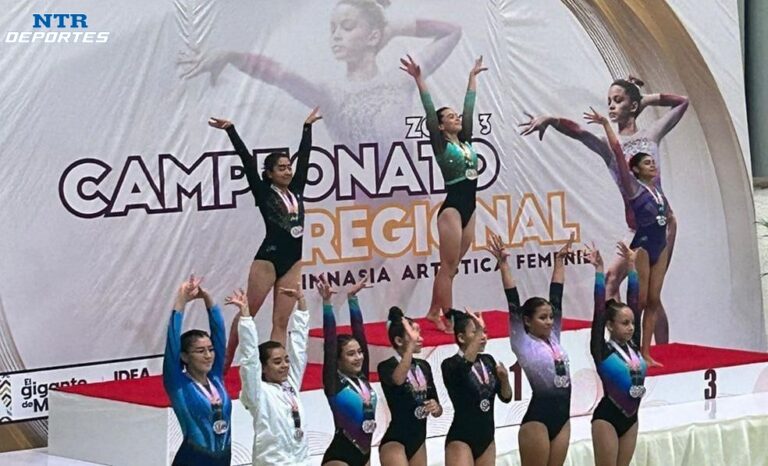 Gimnastas zacatecanas destacan en Regional de Aguascalientes