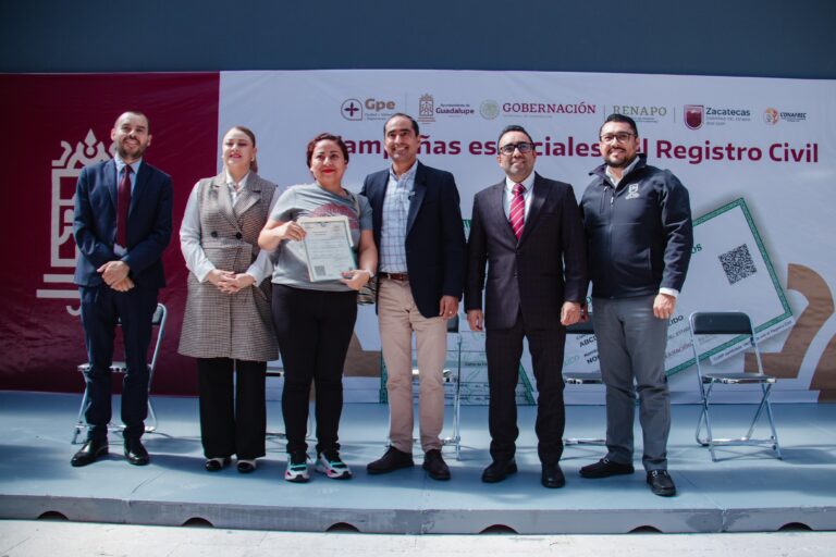 Realizan campañas especiales del Registro Civil en Guadalupe
