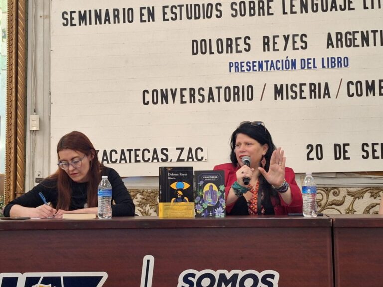 Realizan conversatorio con Dolores Reyes, autora argentina