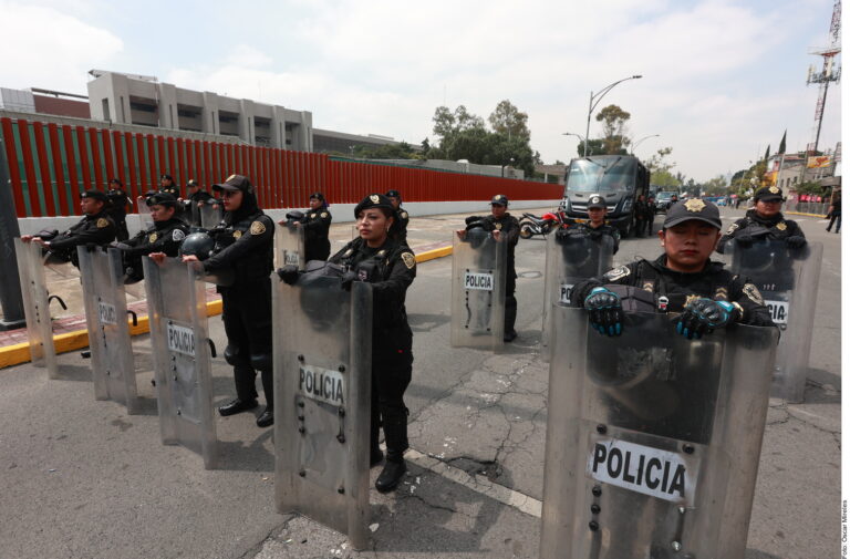 Refuerzan operativo en San Lázaro para toma de Sheinbaum