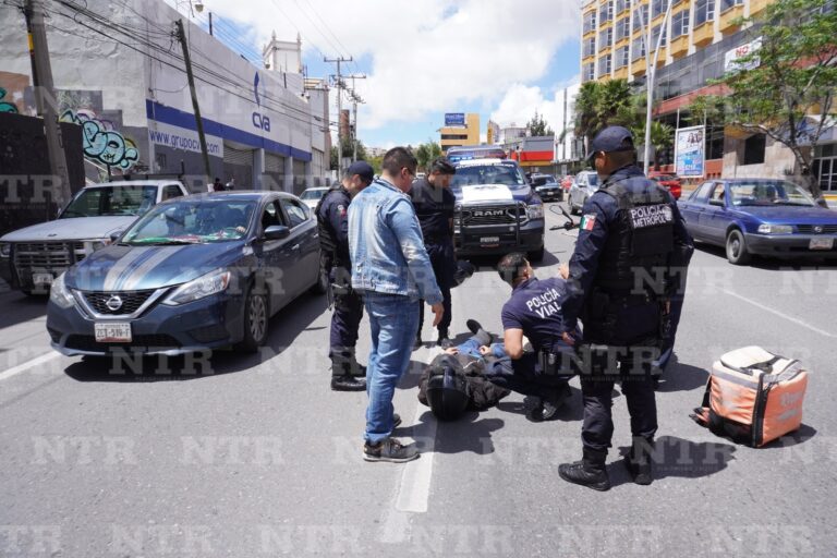 Registran dos accidentes de motocicleta sobre bulevar