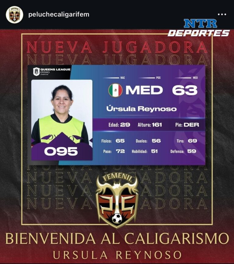 Úrsula Reynoso llega a la Queens League