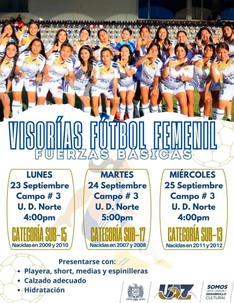 Visorías Fuerzas básicas femenil de la UAZ