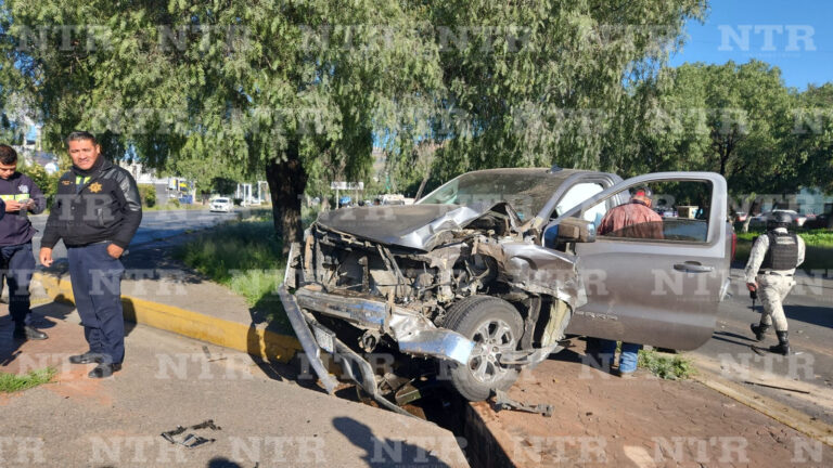Aparatoso accidente múltiple deja un herido
