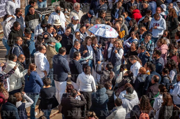 Marchan trabajadores de la Salud; rechazan IMSS-Bienestar