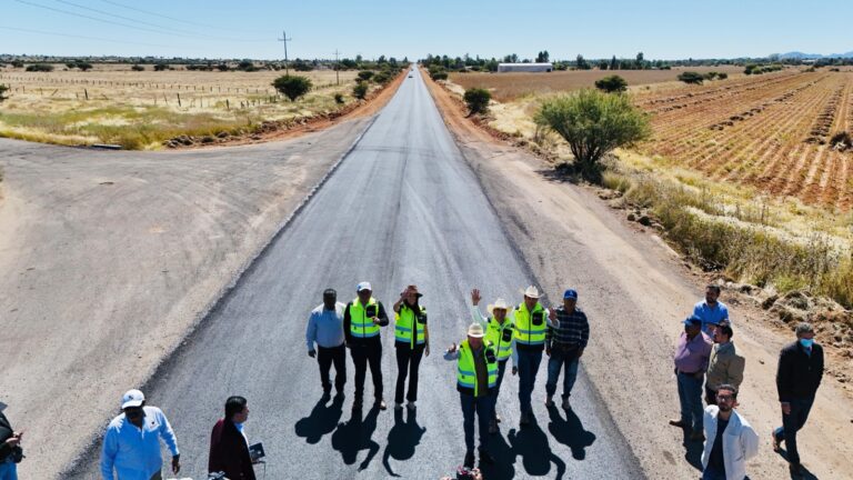 Avanza rehabilitación en carretera Guadalupe- Cuauhtémoc