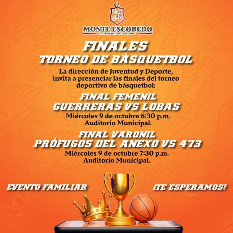 Finales de Básquet en Monte Escobedo