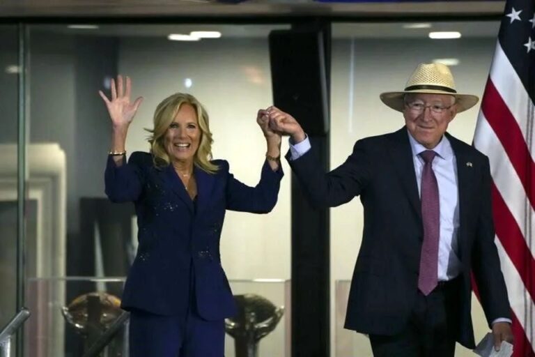 Revisa Servicio Secreto lugar de Jill Biden en Cámara Foto: AP