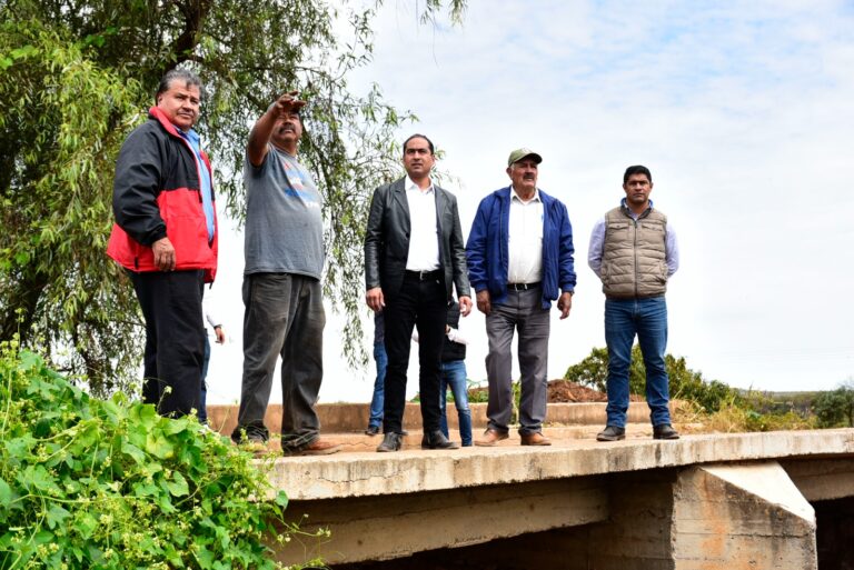 Supervisan obras de desazolve en Guadalupe