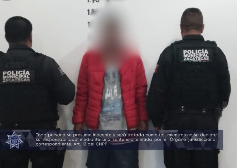 Detienen a hombre por agredir a su pareja