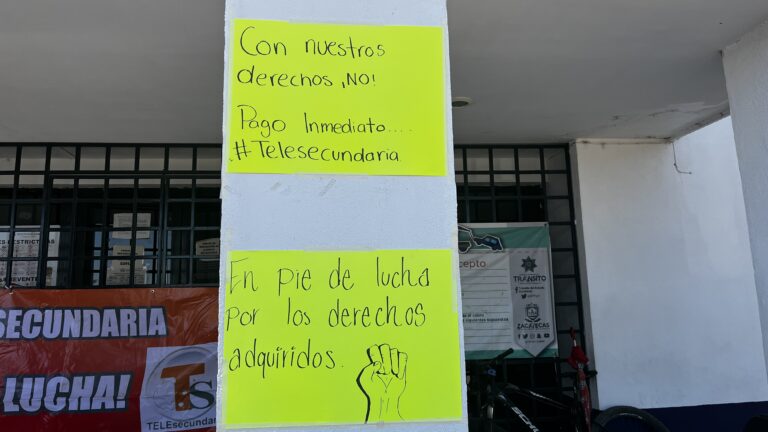 El paro continúa; docentes persisten en su exigencia