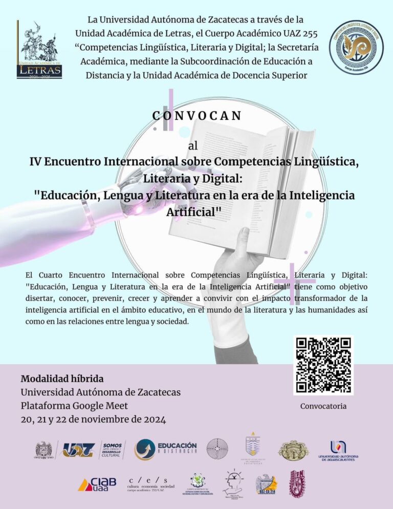 Listo, internacional de lingüística, literatura e IA