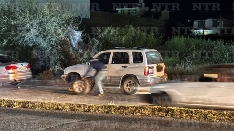 Registran 8 vehículos averiados por ponchallantas en Fresnillo