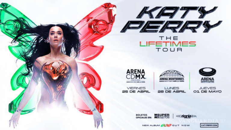 Regresa Katy Perry a México en 2025 con ‘The Lifetimes Tour’