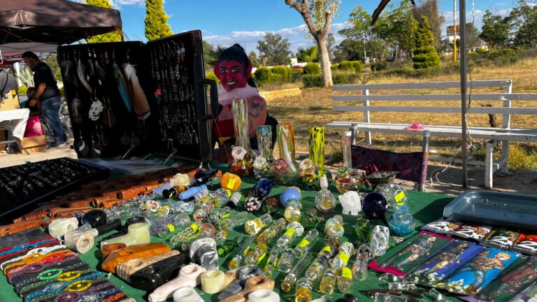 Se instalan 40 puestos en Mercadito de la Calavera