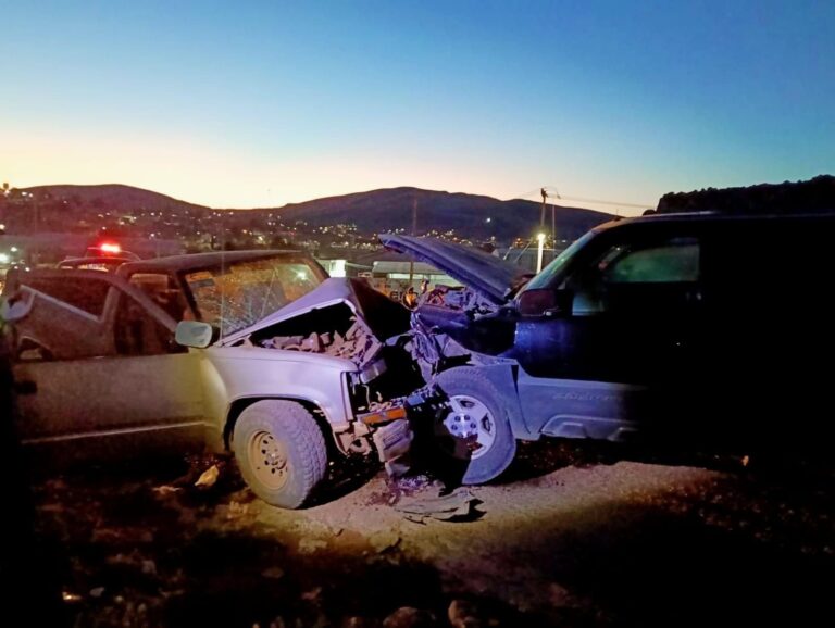 Choque frontal deja 6 heridos en Sombrerete