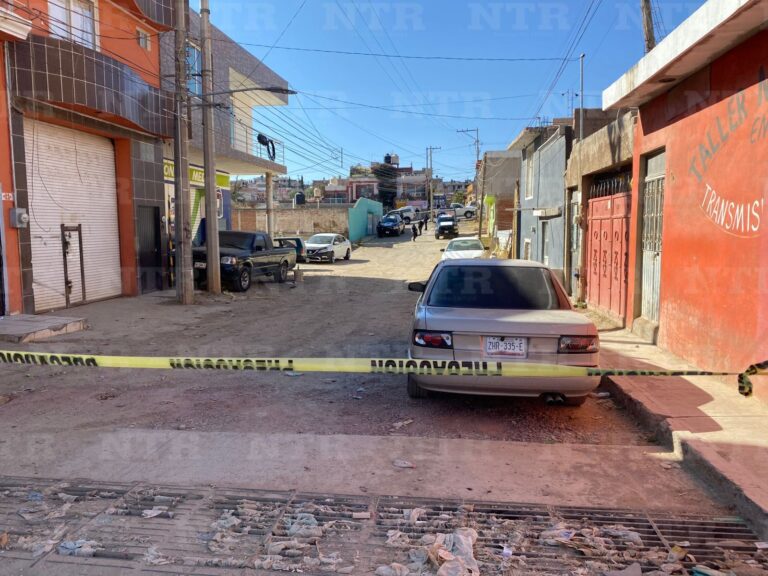 Ejecutan a hombre en colonia Toma de Zacatecas