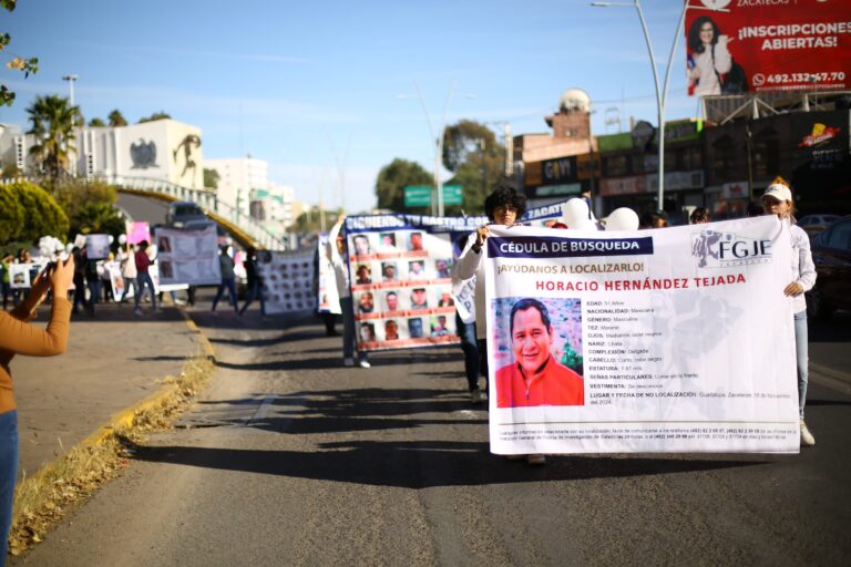 Ahora marchan para encontrar a Horacio