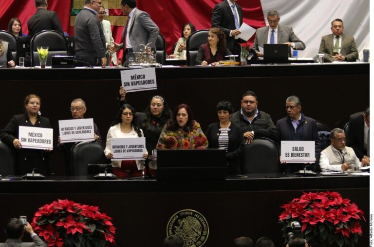 Aprueban diputados reforma contra vapeadores y fentanilo