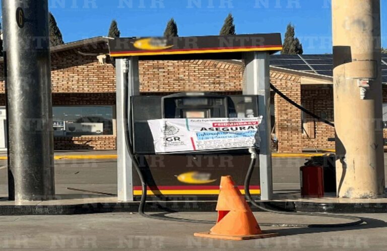 Catean gasolinera de Miguel Auza por robo y contrabando