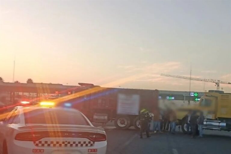 Cierran contratistas de Tren Maya vías a Querétaro y Pachuca