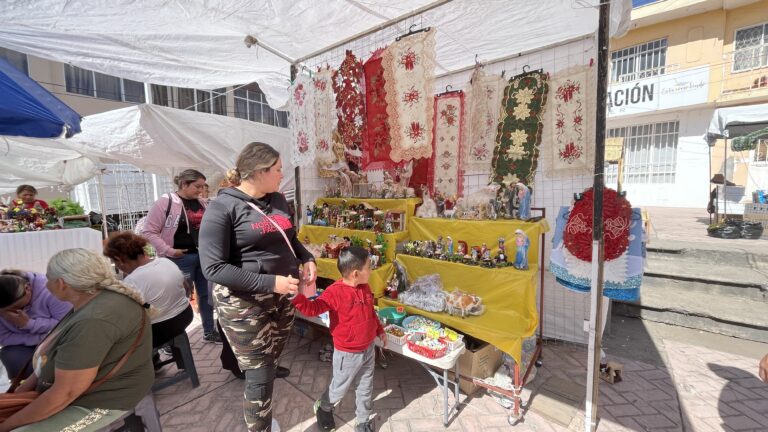 Defienden tianguistas la Expo Navideña