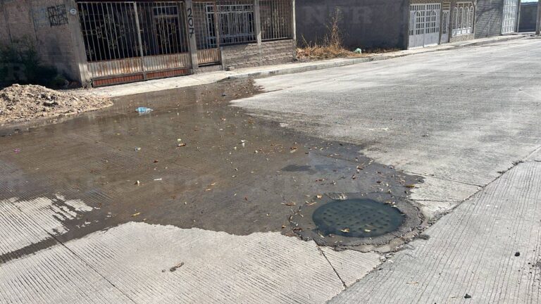 Viven entre aguas negras desde hace dos semanas