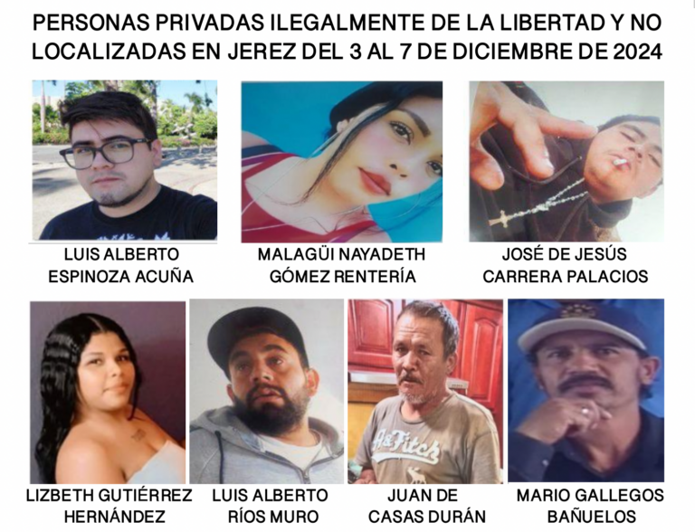 Desapariciones rebasan a Jerez