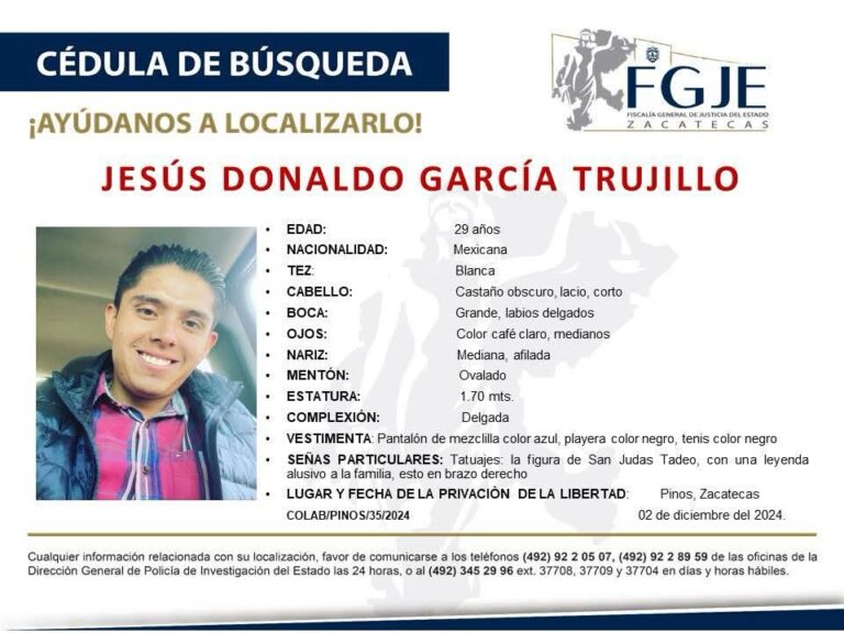 Secuestran a hijo de ex diputada en Pinos