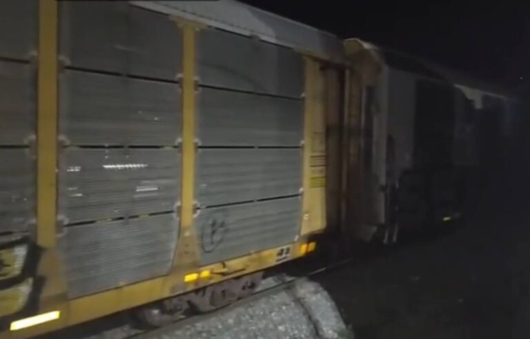 Se quedan varados vagones del tren