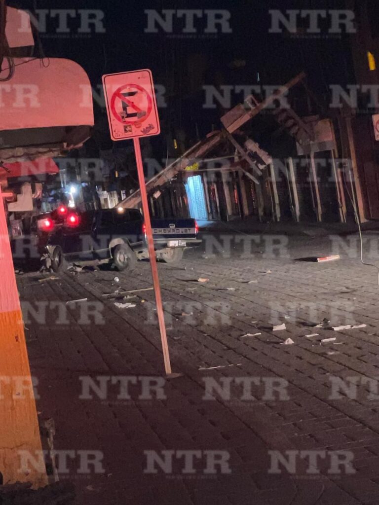 Chocan sobre calle Reforma; hay un herido