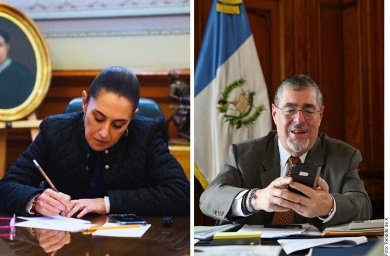Conversan Presidentes de México y Guatemala