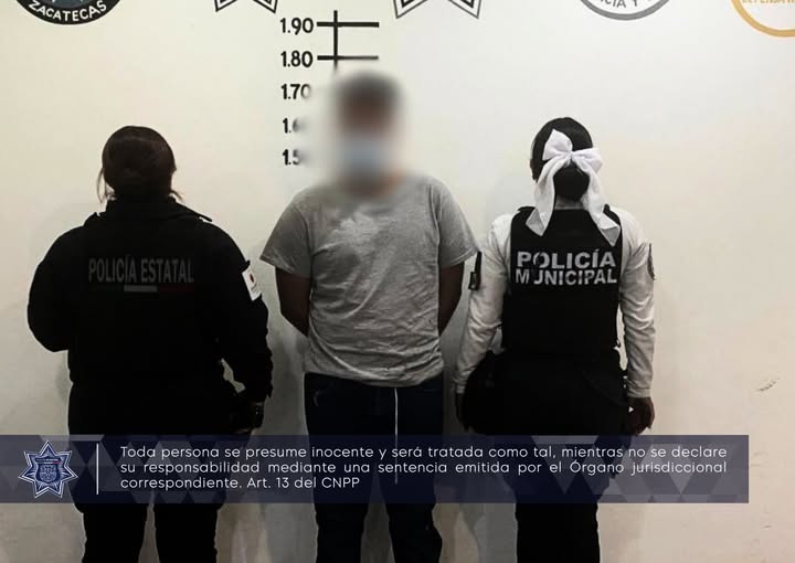 Detienen a hombre por agredir a su pareja