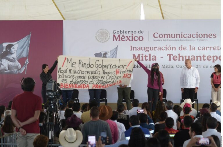 En Oaxaca no es tiempo de mujeres, dice saxofonista ante CSP
