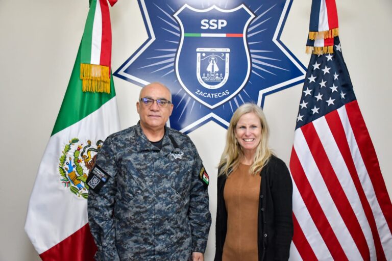 Se reúne cónsul de EU con SSP Zacatecas