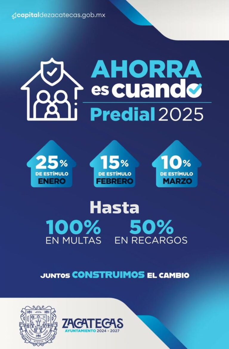 Invita gobierno capitalino a aprovechar descuentos en predial