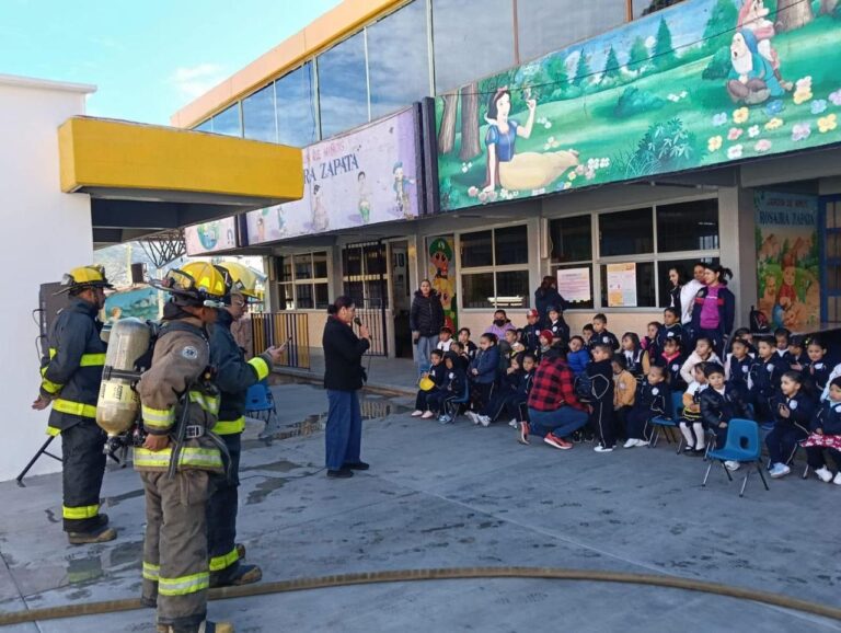 Ofrece PC plática en jardín de niños sobre prevención de accidentes