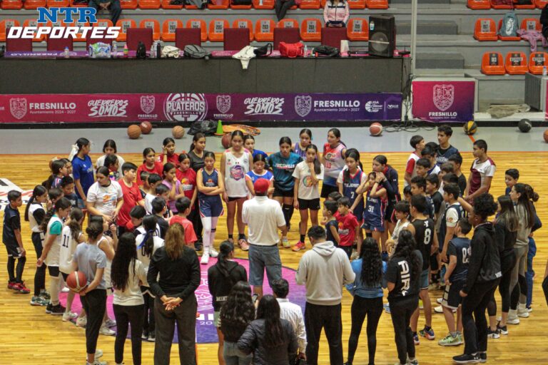 Imparten Mineras clínica de básquetbol en Fresnillo